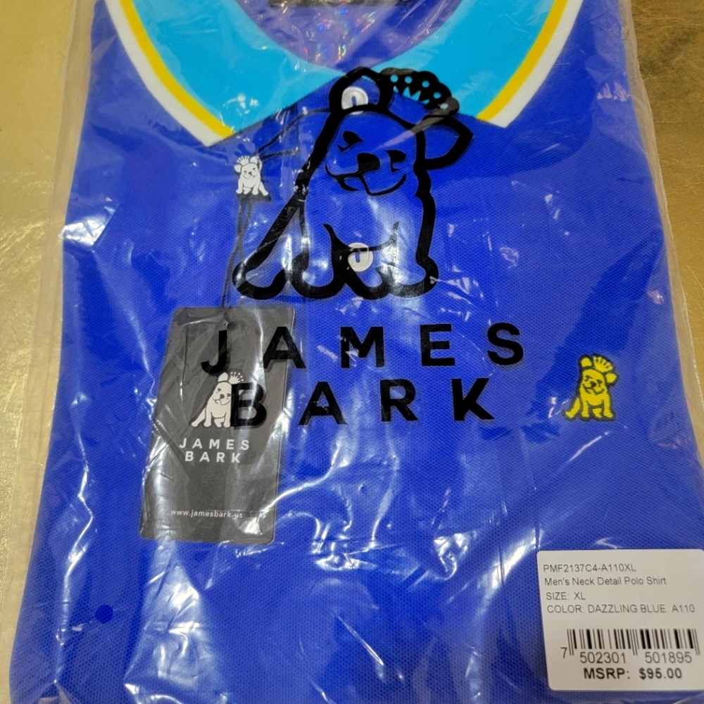 Mens James Bark polo shirt